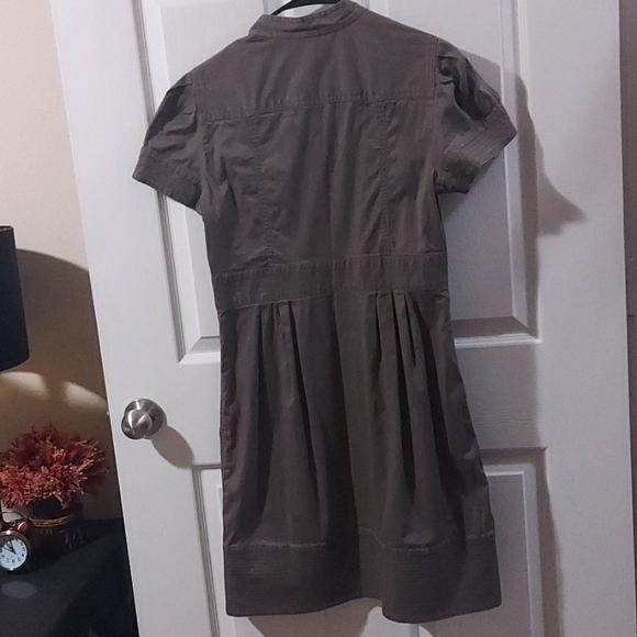 Marc By Marc Jacob’s Puff Short Sleeve MIDI Button Up Dress Size 12 - Picture 11 of 13